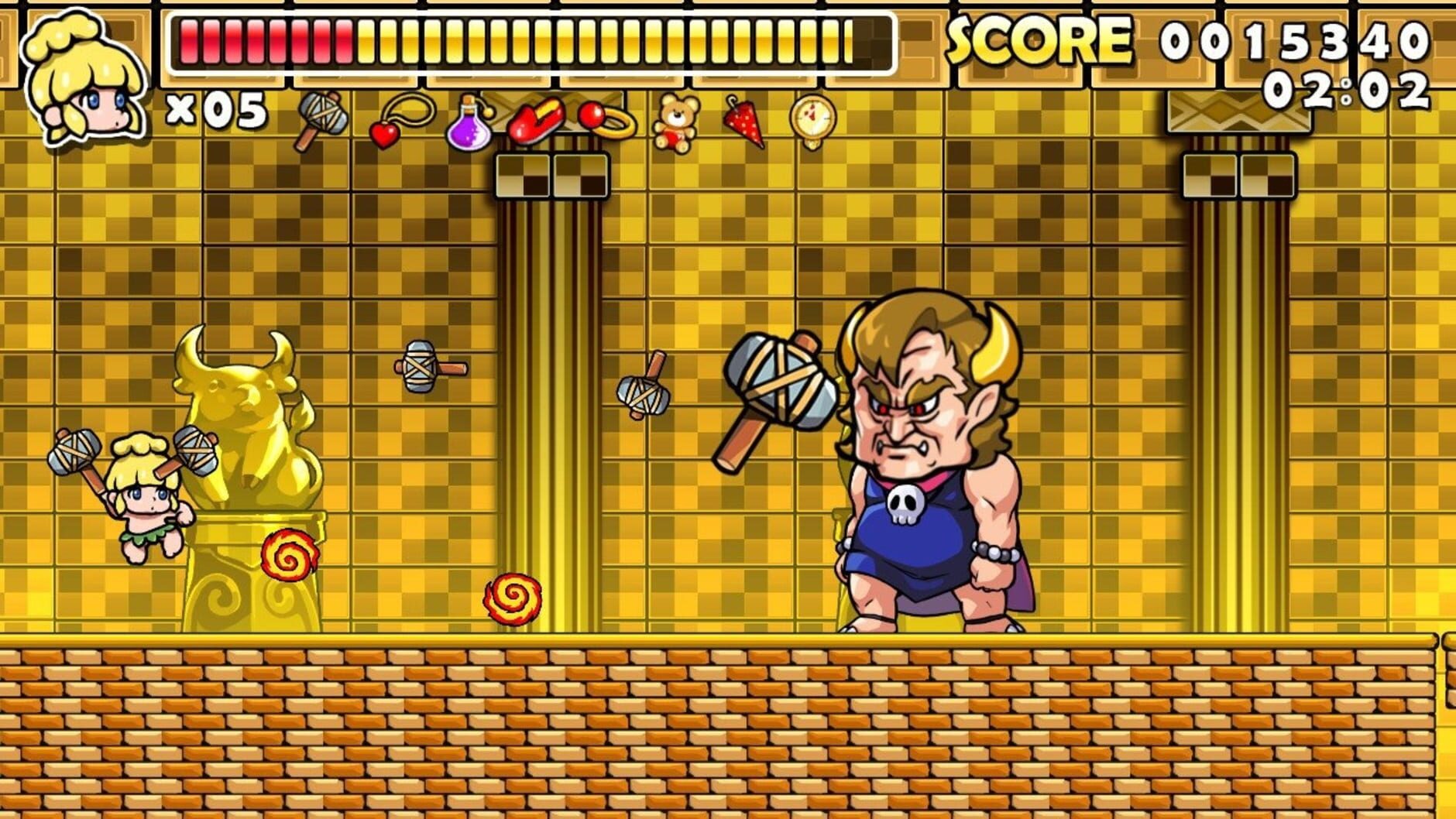 Screenshot for Wonder Boy Returns Remix