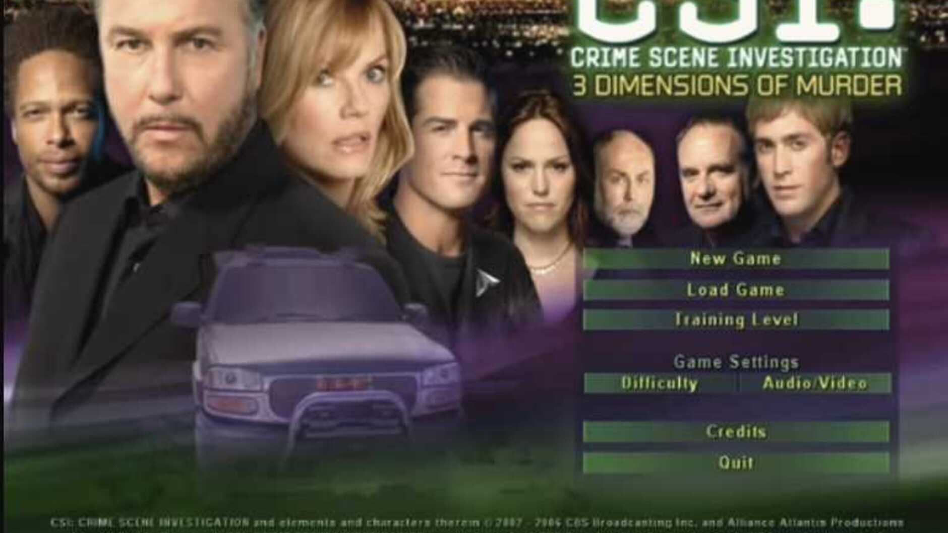 Screenshot for CSI: 3 Dimensions of Murder