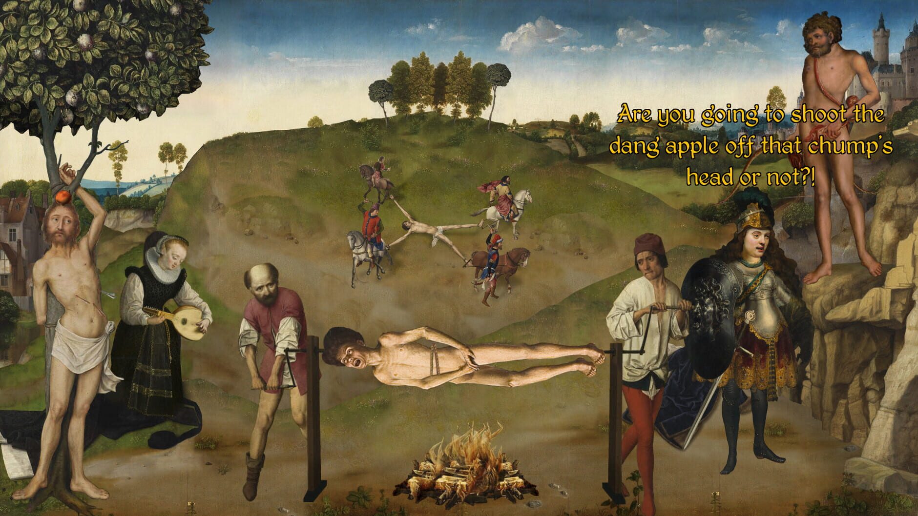 Screenshot for The Procession to Calvary
