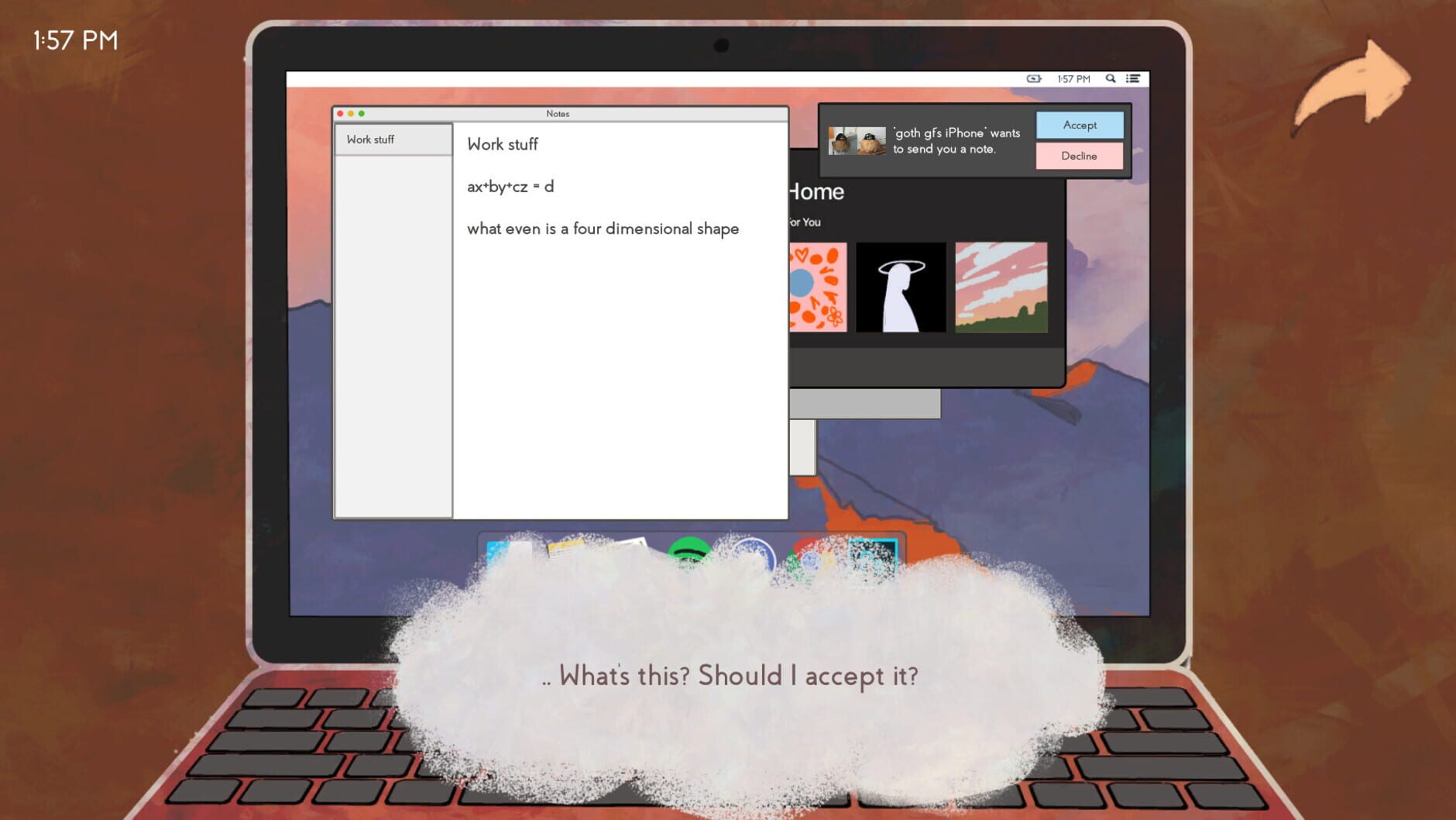 Screenshot for Missed Messages.