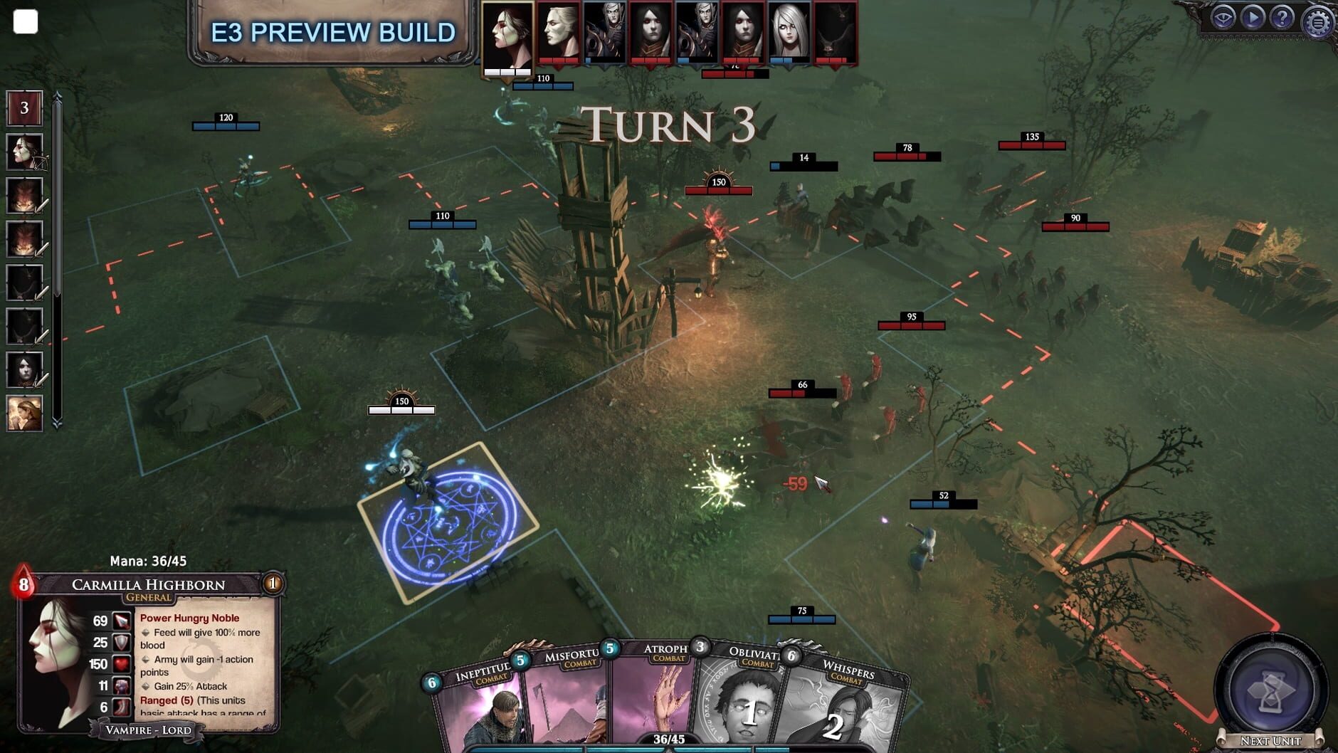 Screenshot for Immortal Realms: Vampire Wars