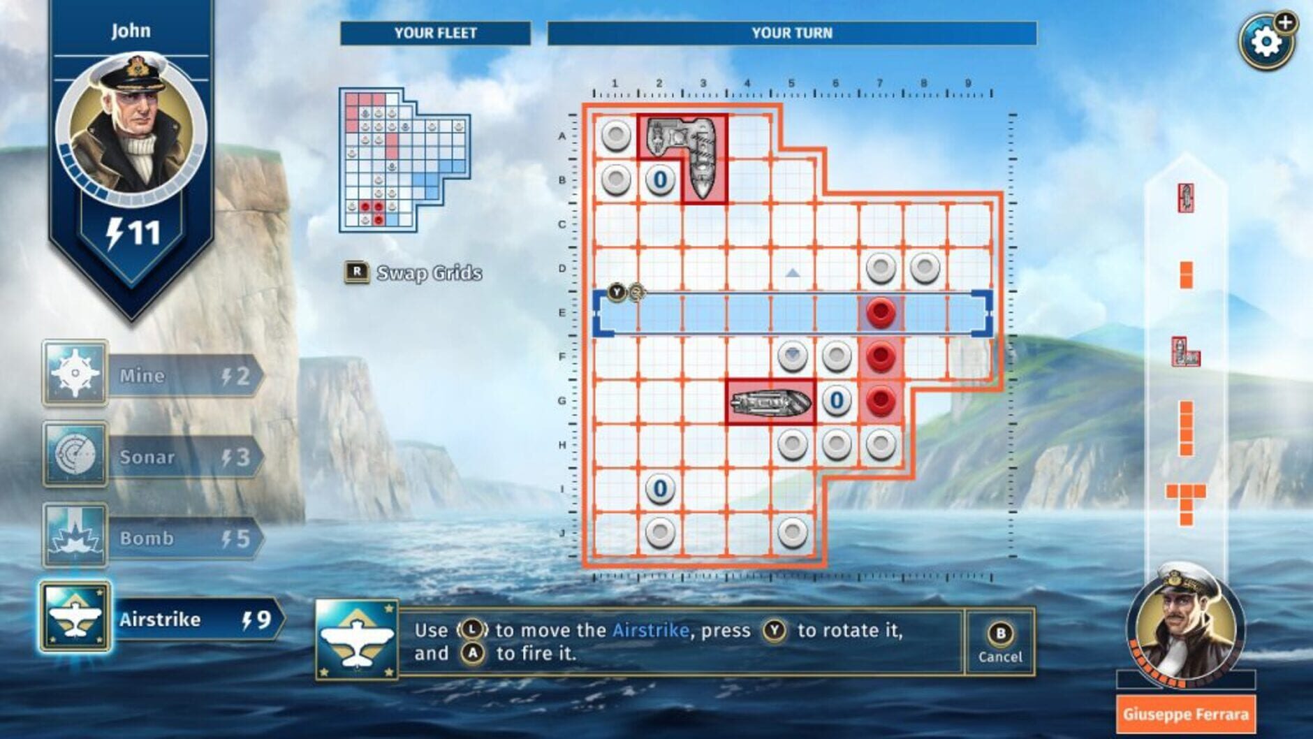 Screenshot for Hasbro's Battleship