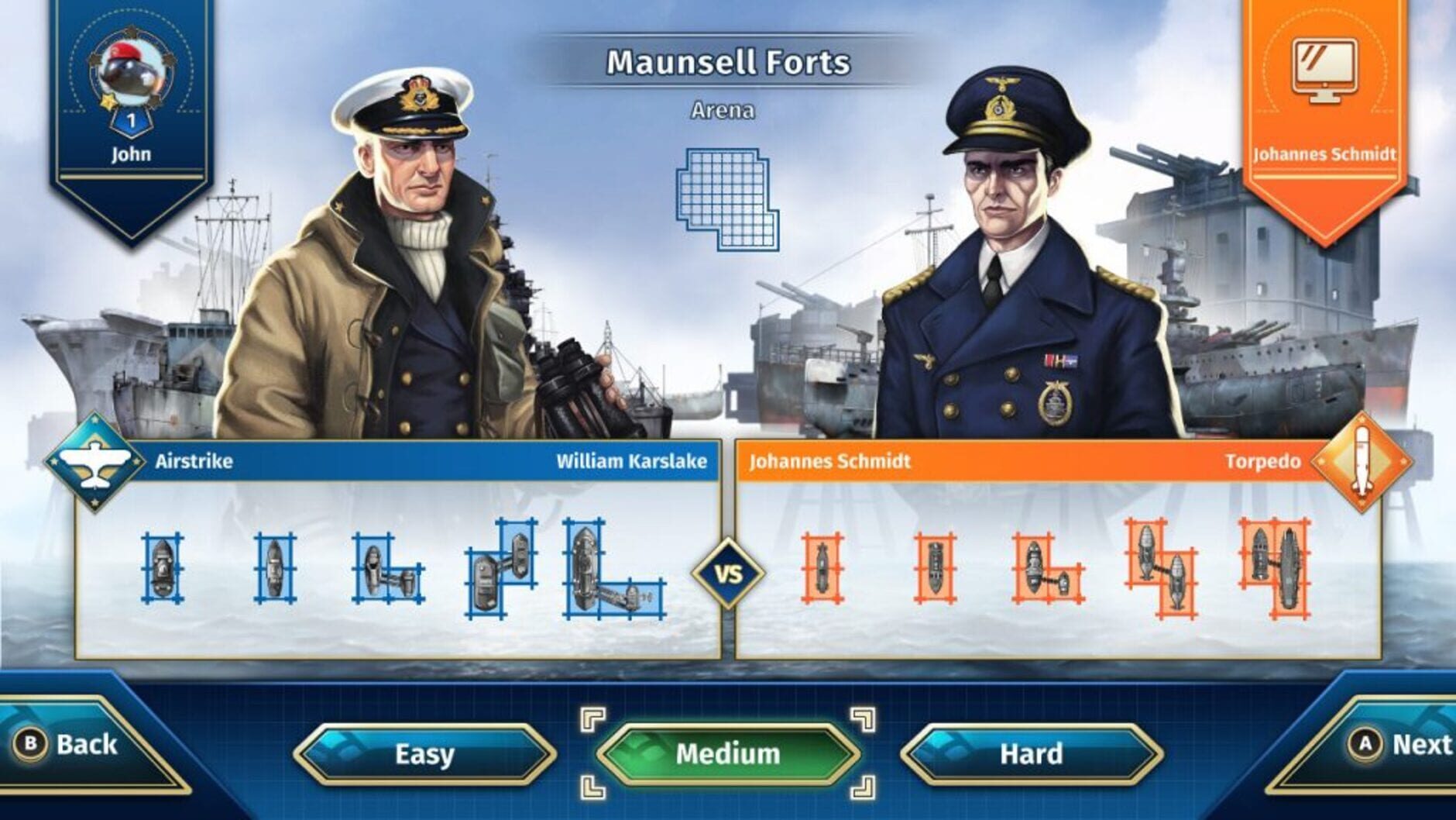 Screenshot for Hasbro's Battleship