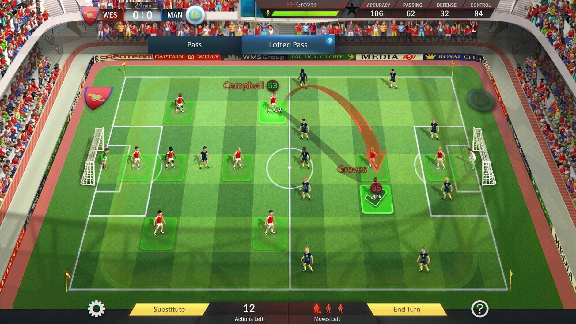 Screenshot for Football, Tactics & Glory