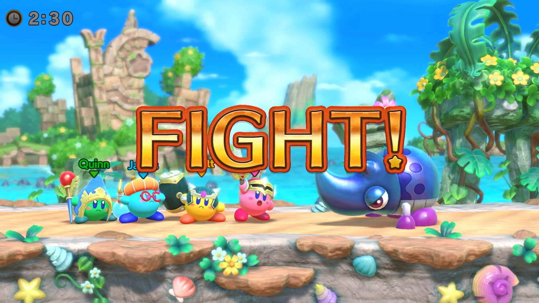 Screenshot for Super Kirby Clash