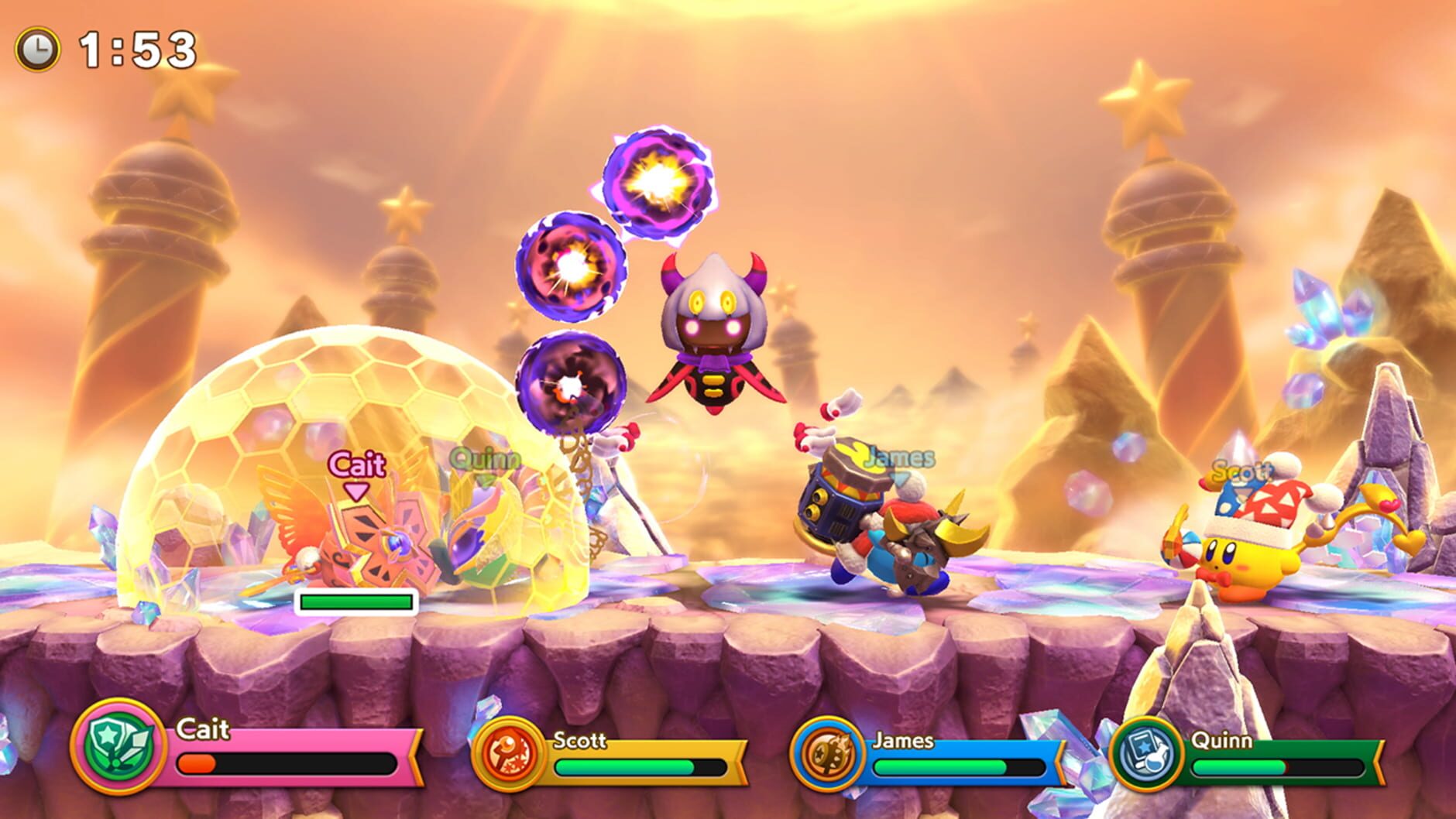 Screenshot for Super Kirby Clash