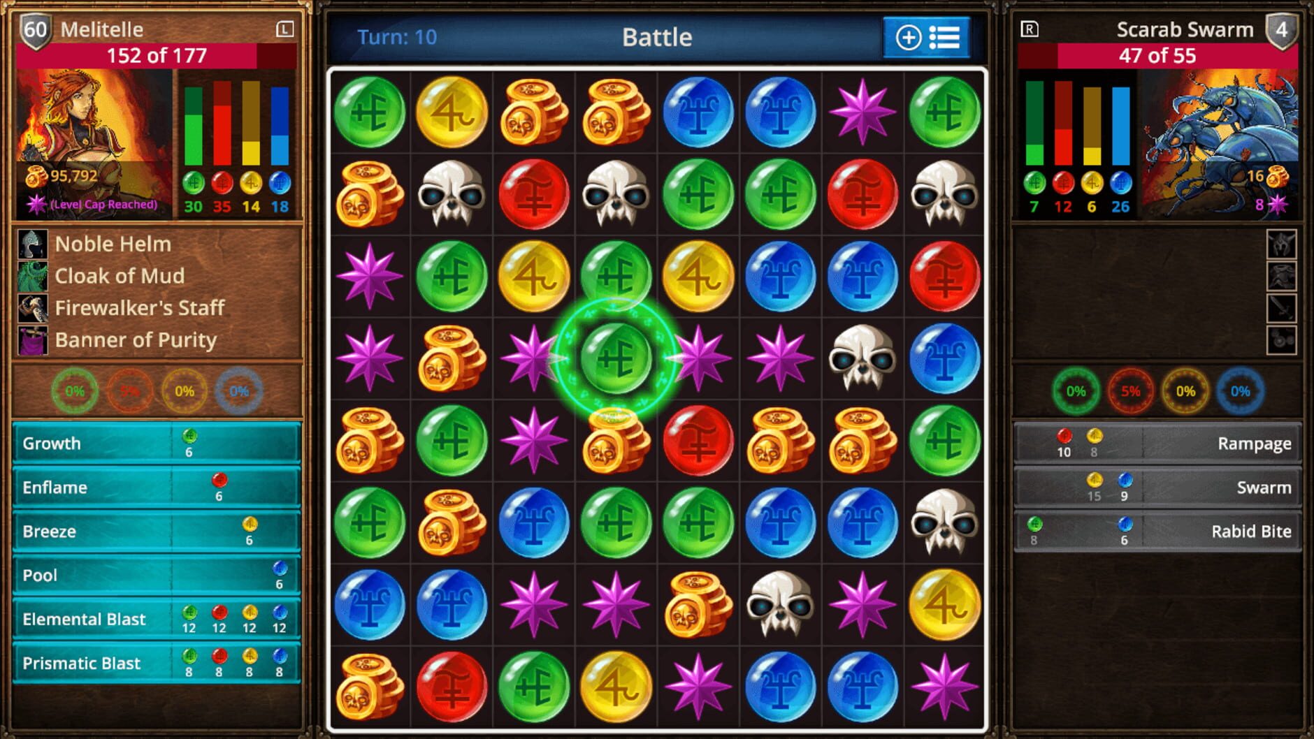 Screenshot for Puzzle Quest: The Legend Returns