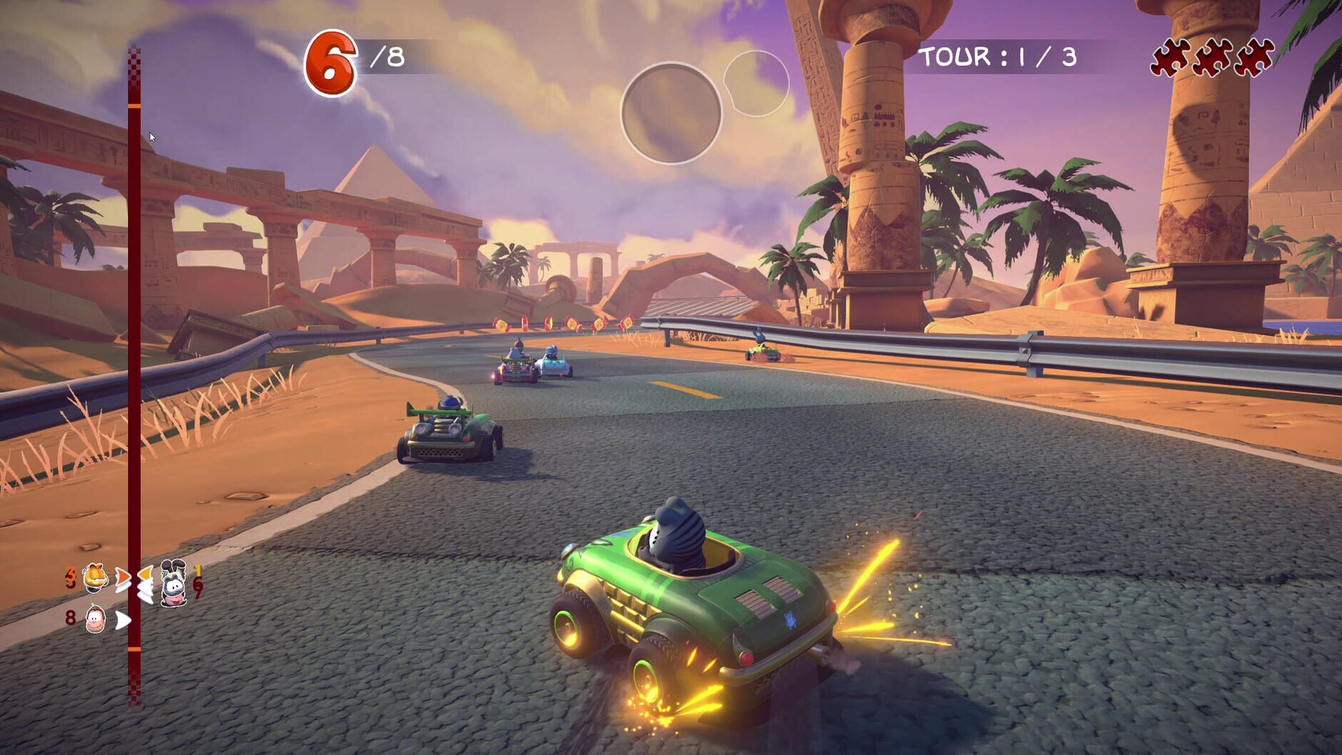 Screenshot for Garfield Kart: Furious Racing
