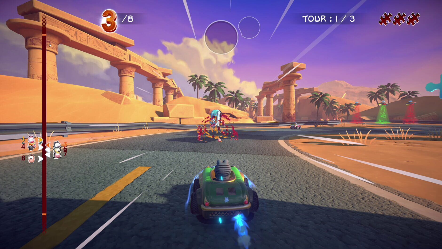 Screenshot for Garfield Kart: Furious Racing