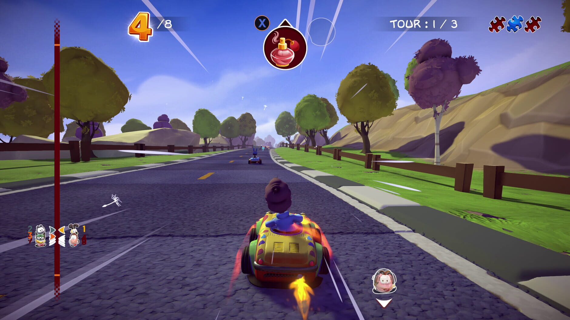 Screenshot for Garfield Kart: Furious Racing