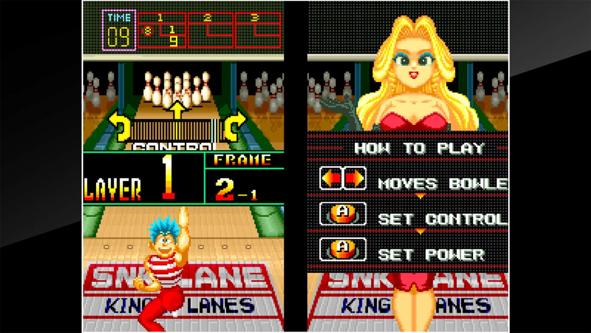 Screenshot for ACA Neo Geo: League Bowling