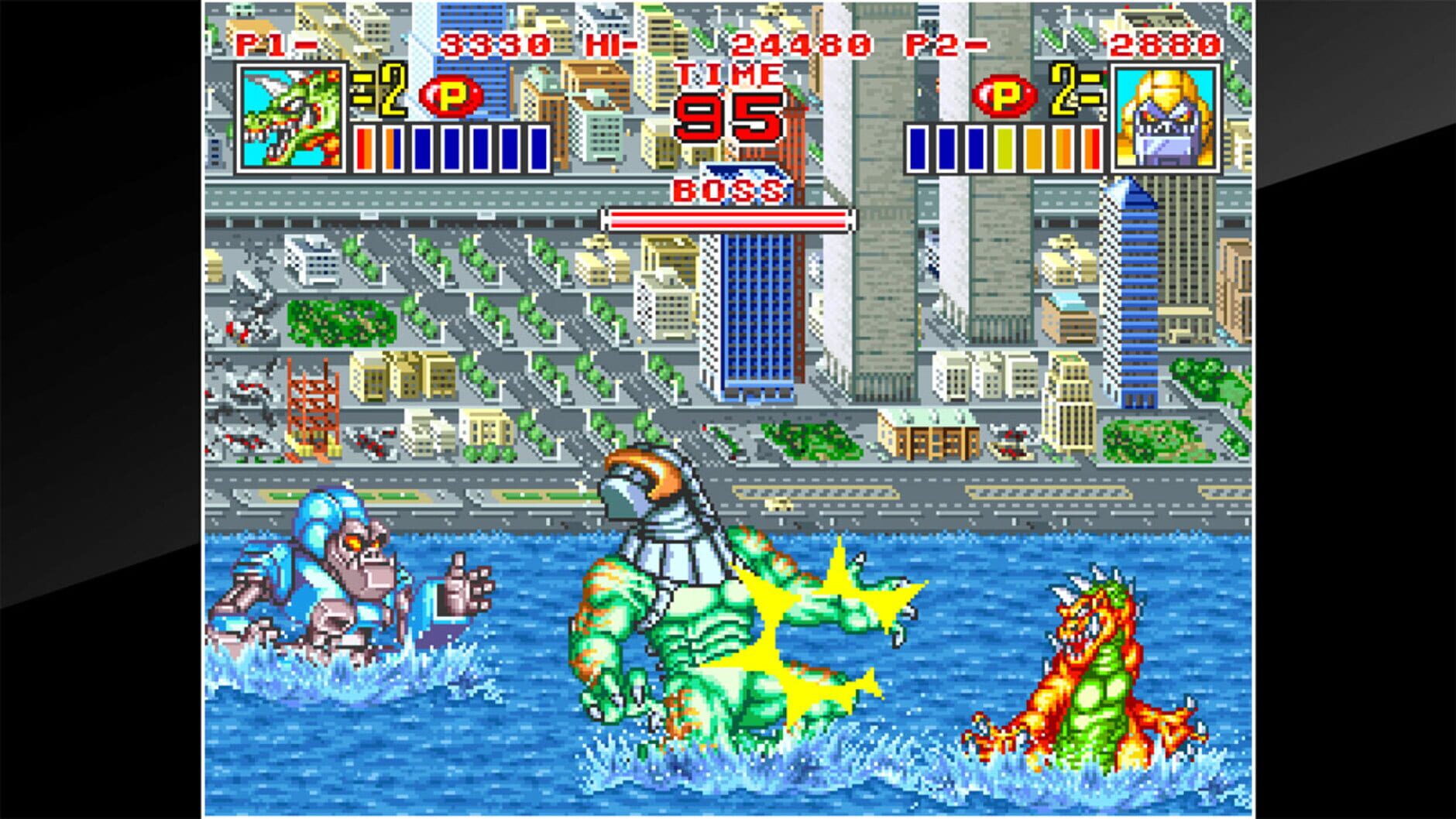 Screenshot for ACA Neo Geo: King of the Monsters 2