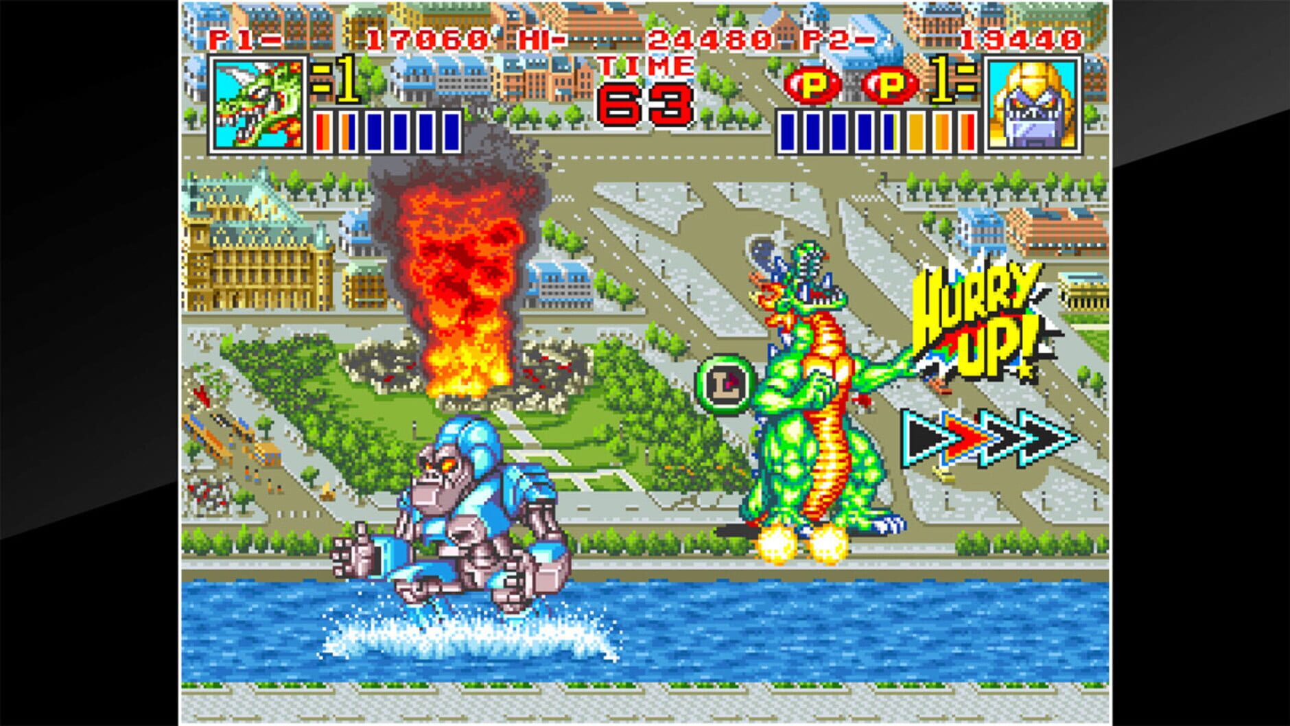 Screenshot for ACA Neo Geo: King of the Monsters 2