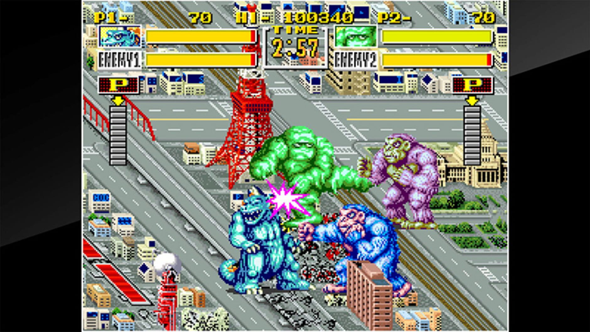 Screenshot for ACA Neo Geo: King of the Monsters