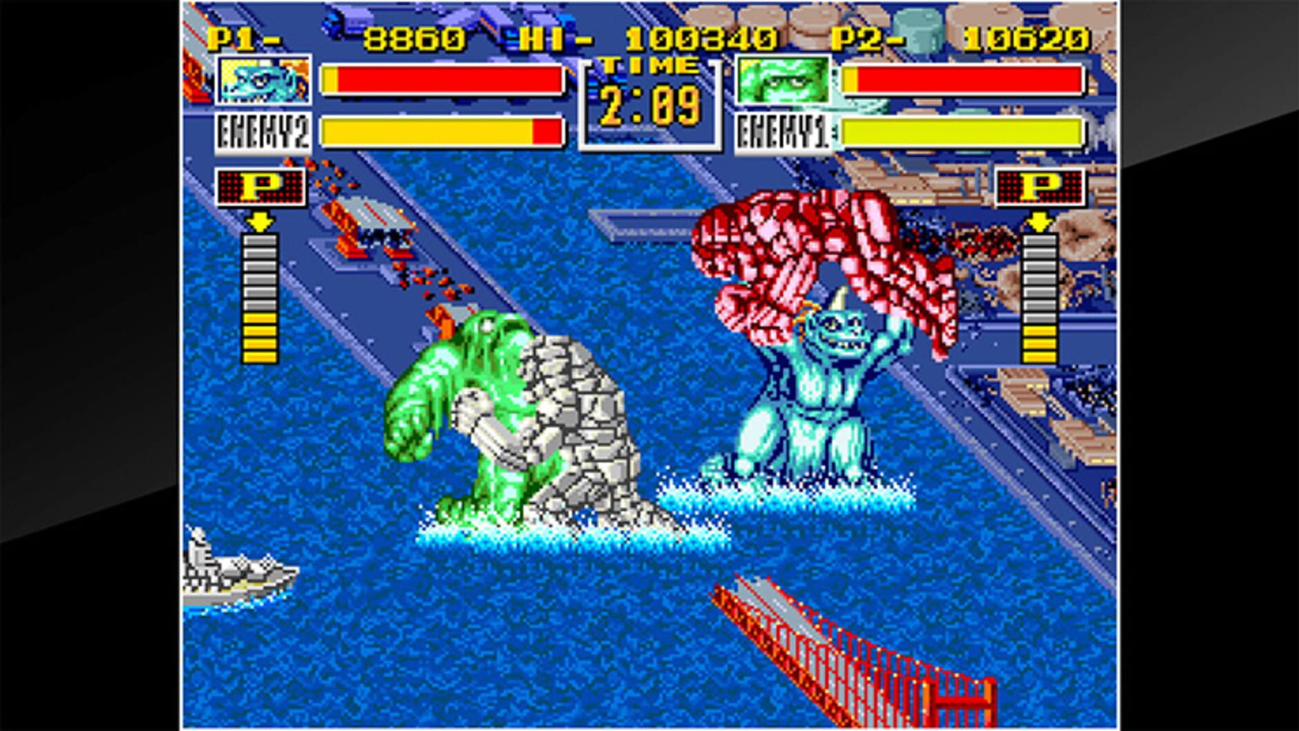 Screenshot for ACA Neo Geo: King of the Monsters