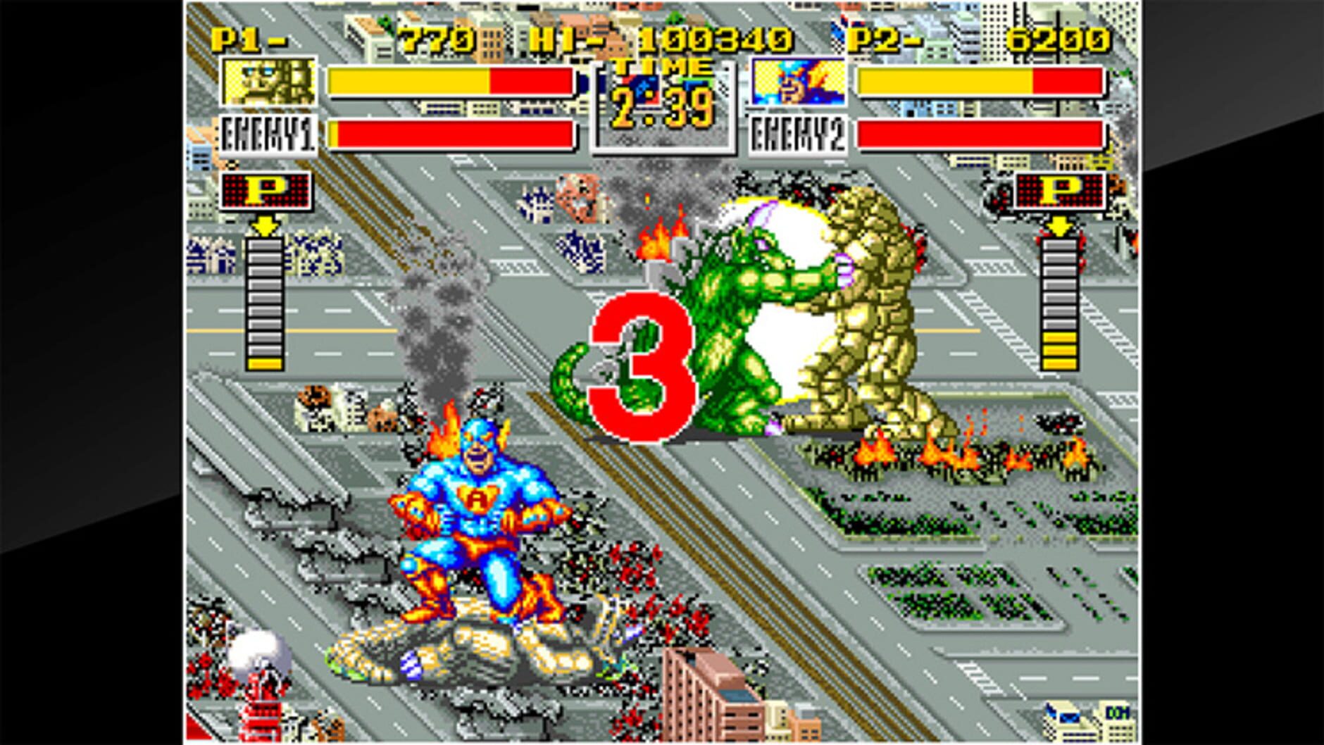 Screenshot for ACA Neo Geo: King of the Monsters