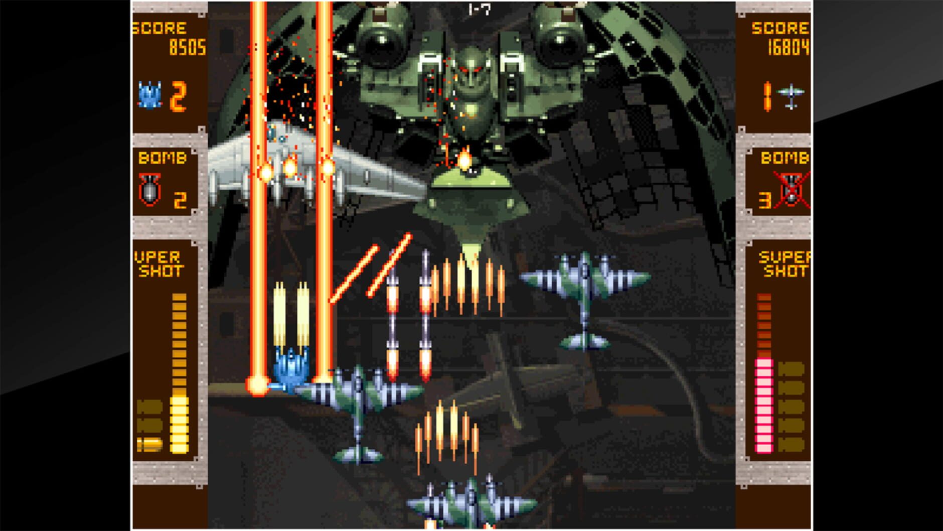 Screenshot for ACA Neo Geo: Strikers 1945 Plus