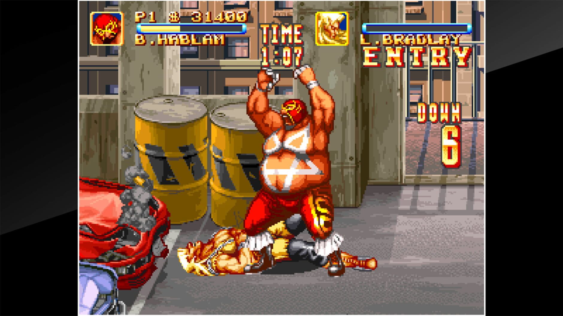 Screenshot for ACA Neo Geo: 3 Count Bout