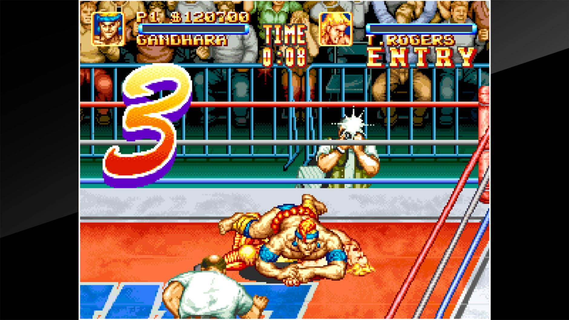 Screenshot for ACA Neo Geo: 3 Count Bout