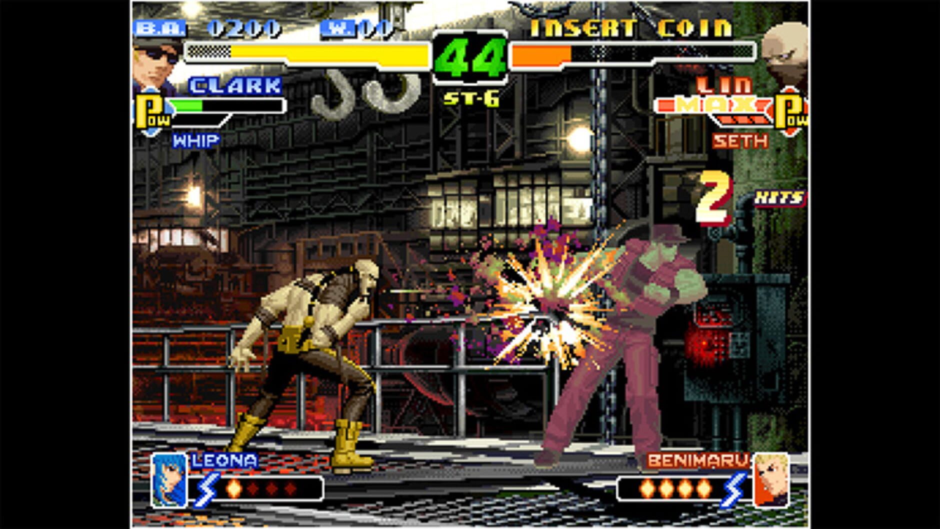 Screenshot for ACA Neo Geo: The King of Fighters 2000