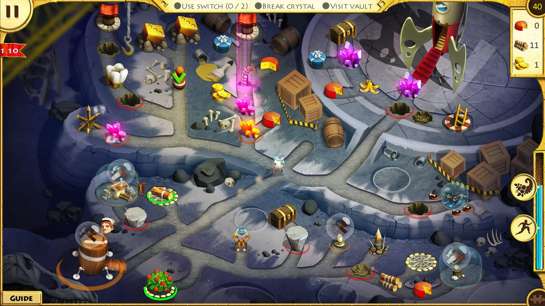 Screenshot for 12 Labours of Hercules IX: A Hero's Moonwalk