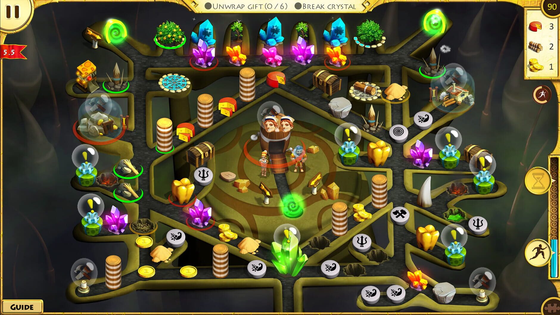 Screenshot for 12 Labours of Hercules IX: A Hero's Moonwalk