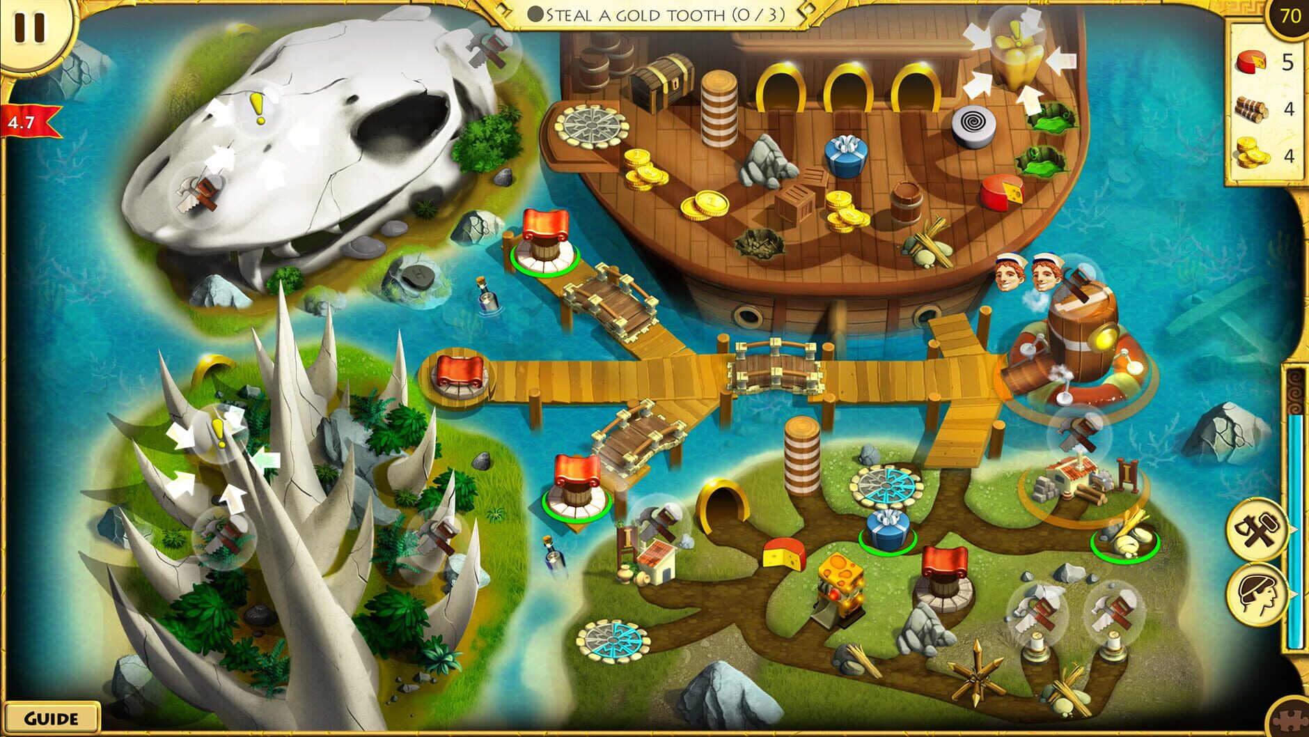 Screenshot for 12 Labours of Hercules IX: A Hero's Moonwalk