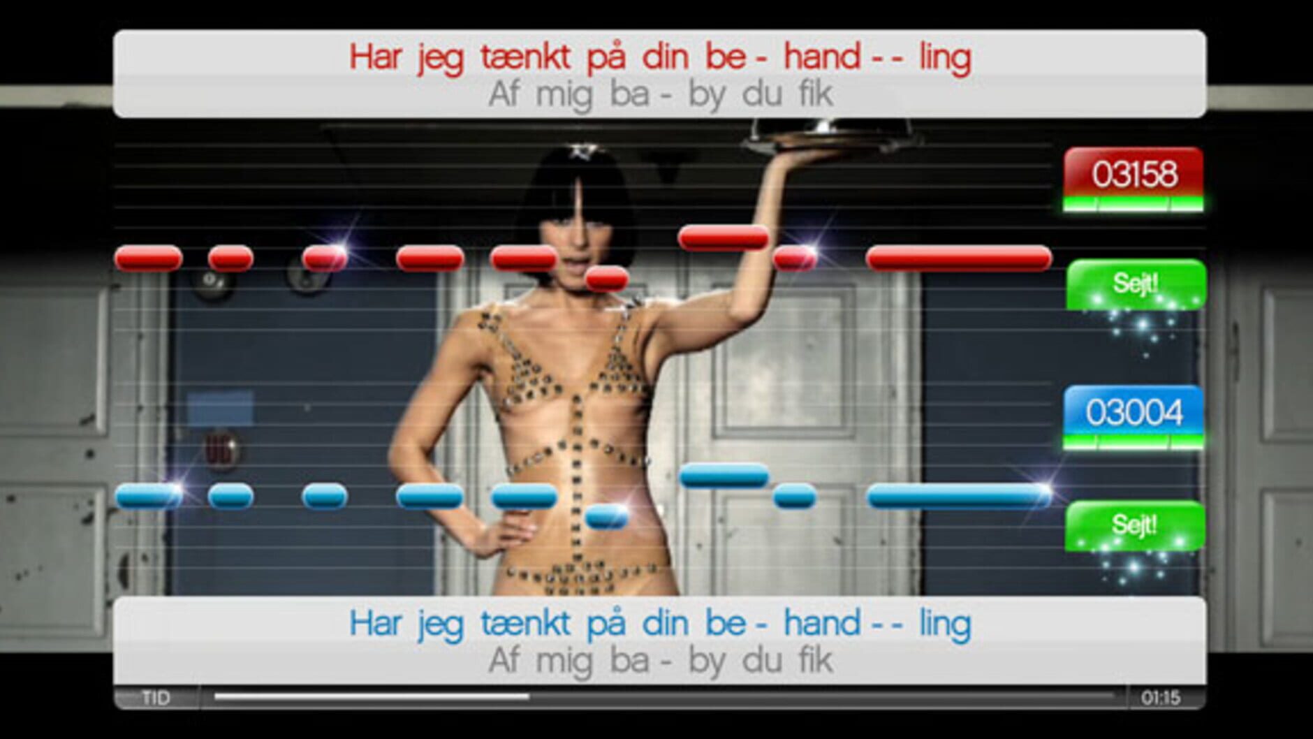 Screenshot for SingStar: Danske Hits