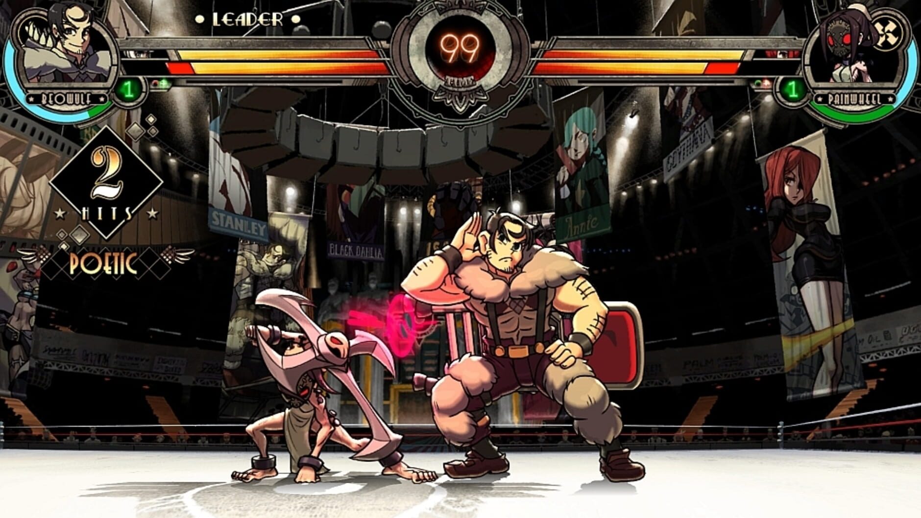 Screenshot for Skullgirls Encore: Five Characters & Complete Colors Pack