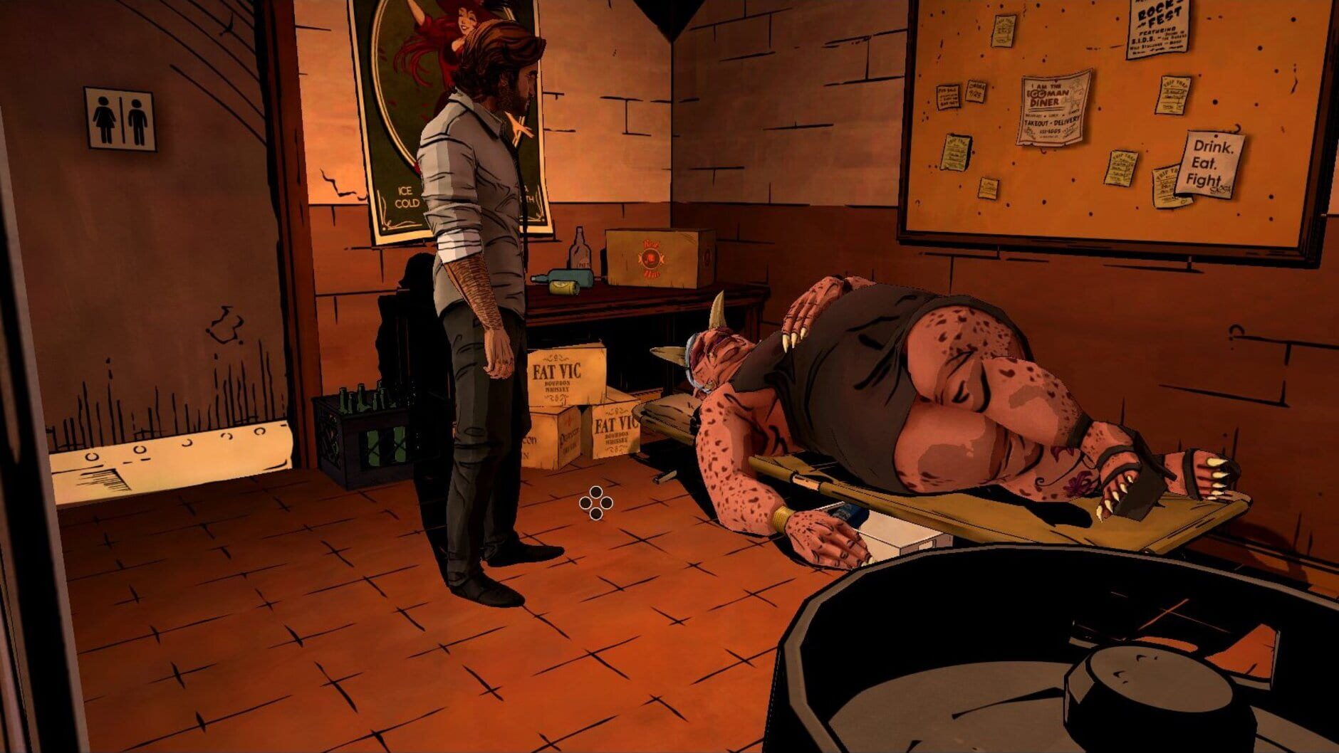 Screenshot for The Wolf Among Us: Episode 3 - A Crooked Mile