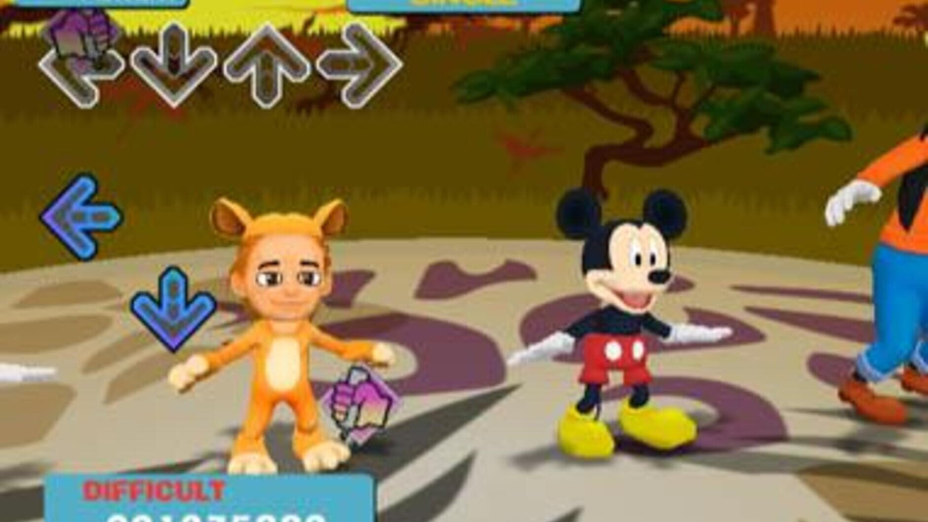 Screenshot for Dance Dance Revolution: Disney Grooves