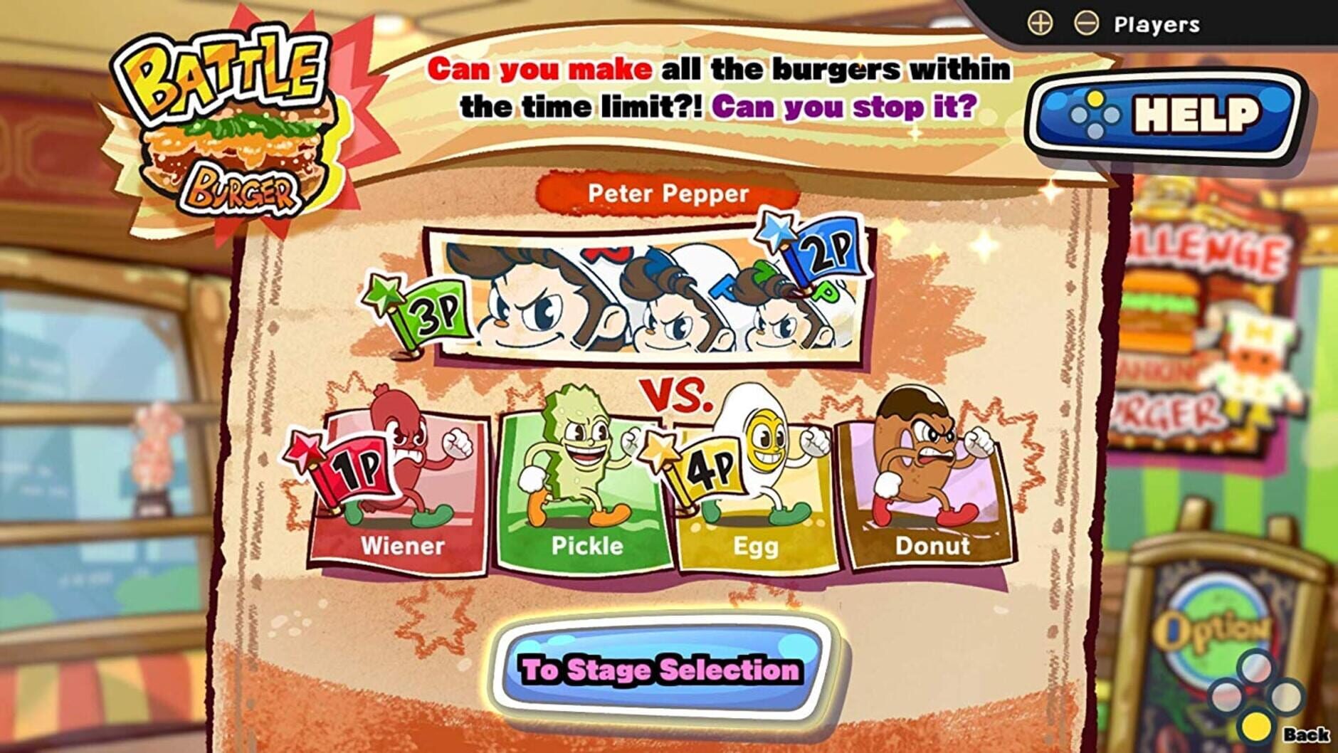 Screenshot for BurgerTime Party!