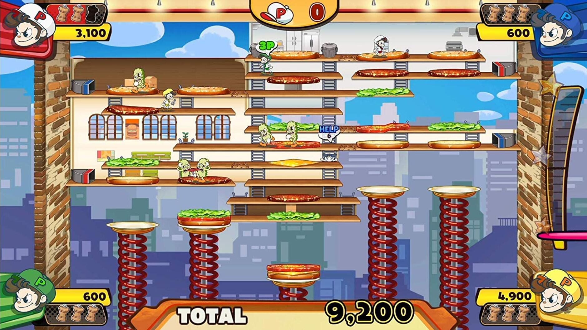 Screenshot for BurgerTime Party!