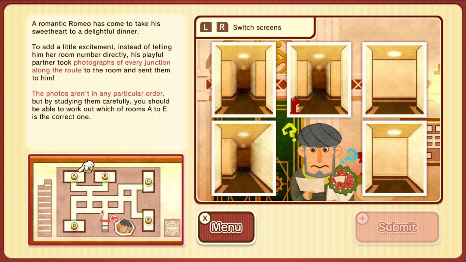 Screenshot for Layton's Mystery Journey: Katrielle and the Millionaires' Conspiracy - Deluxe Edition