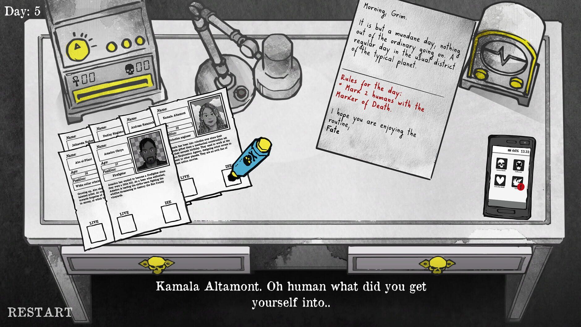 Screenshot for Death and Taxes
