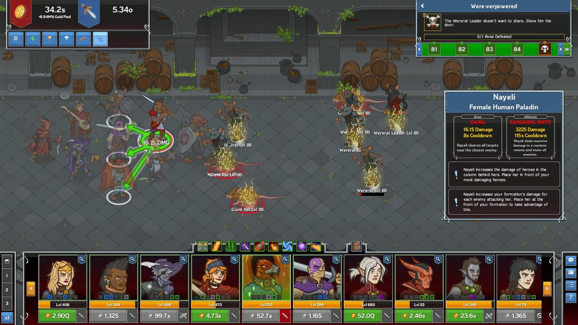 Screenshot for Idle Champions of the Forgotten Realms
