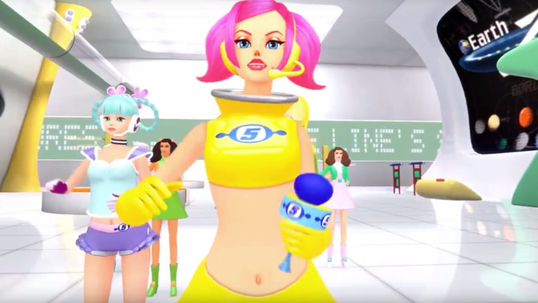 Screenshot for Space Channel 5 VR: Kinda Funky News Flash