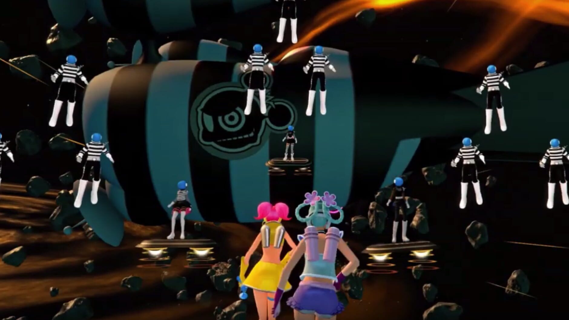 Screenshot for Space Channel 5 VR: Kinda Funky News Flash