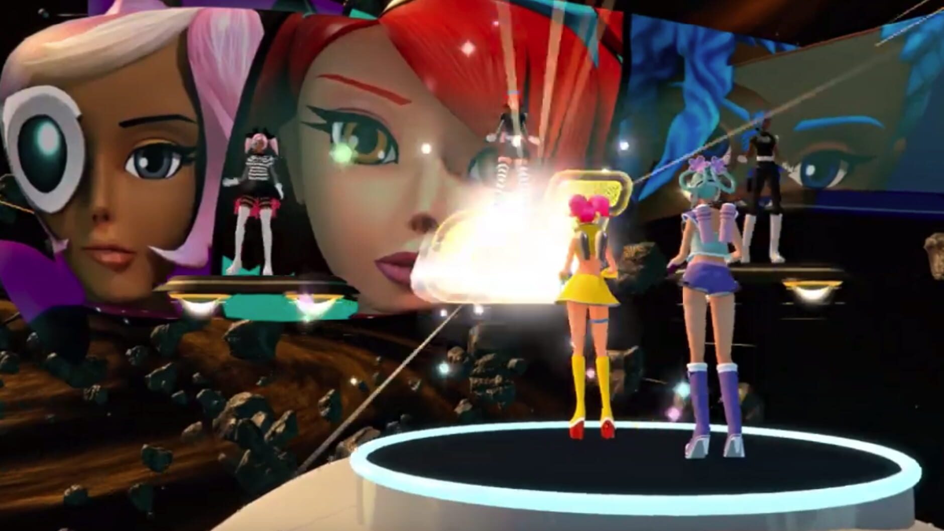 Screenshot for Space Channel 5 VR: Kinda Funky News Flash