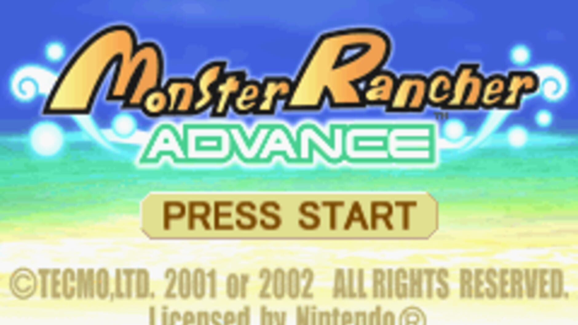 Screenshot for Monster Rancher Advance