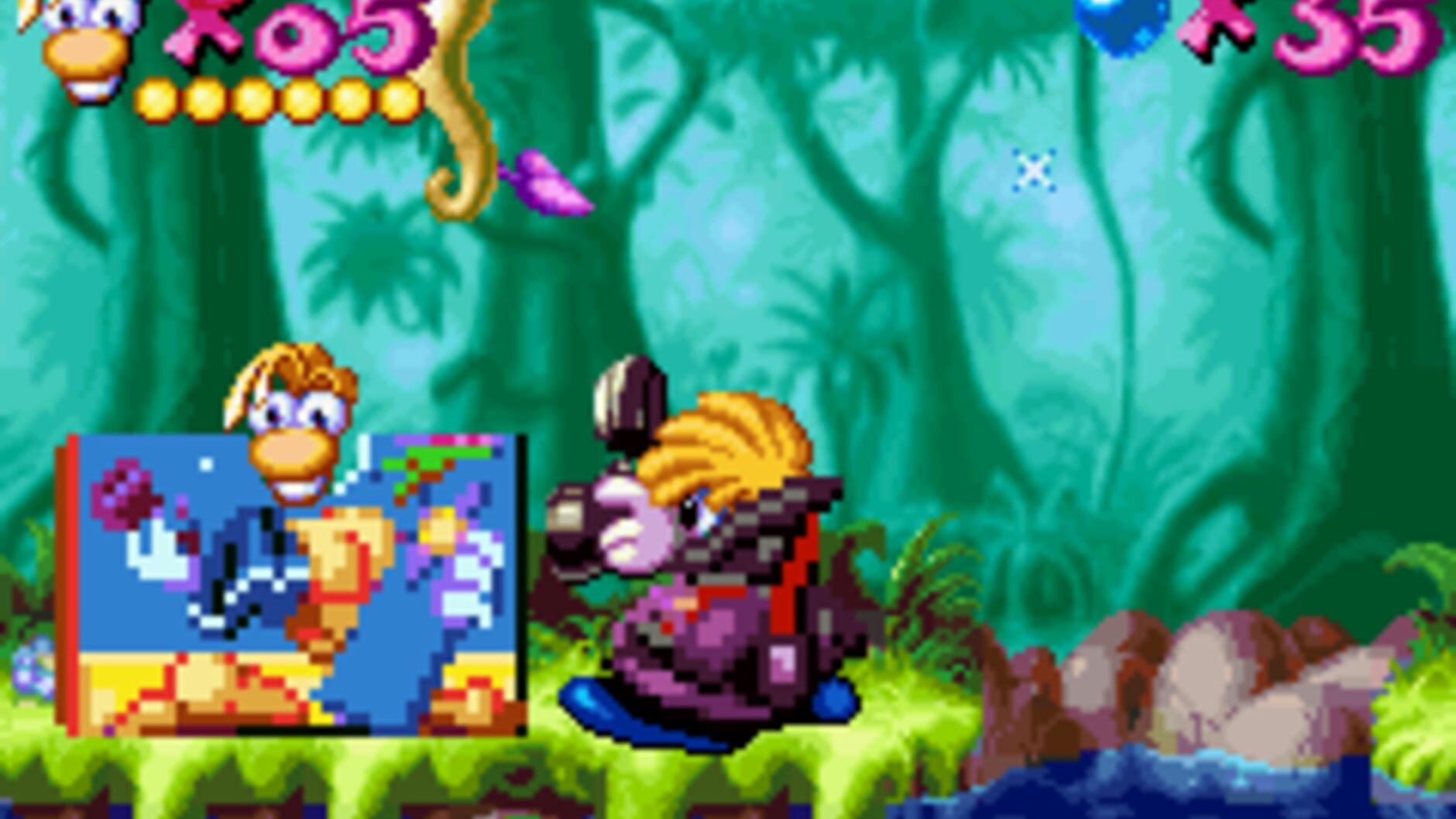 Screenshot for Rayman Advance