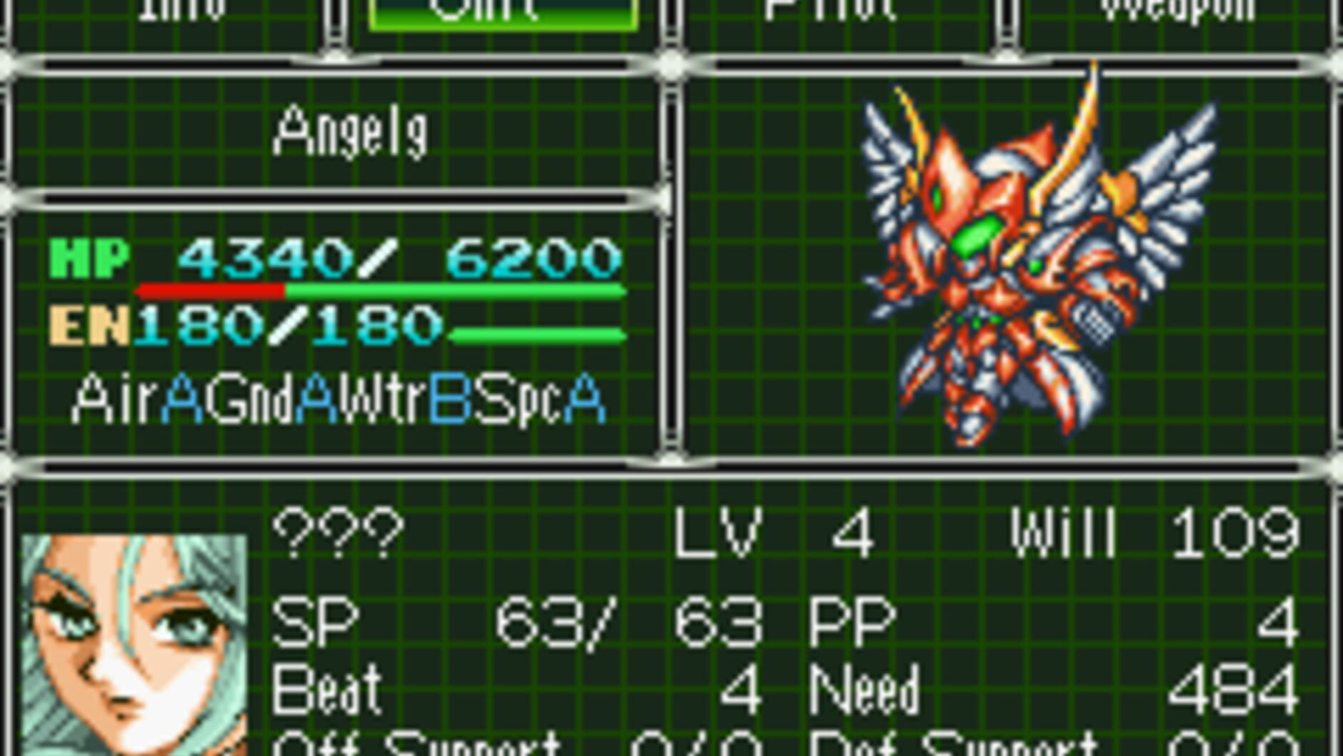 Screenshot for Super Robot Taisen: Original Generation 2