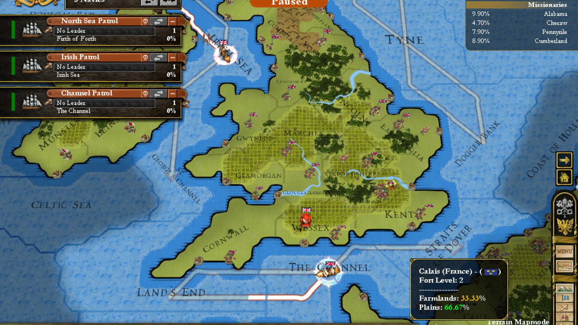 Screenshot for Europa Universalis III: In Nomine