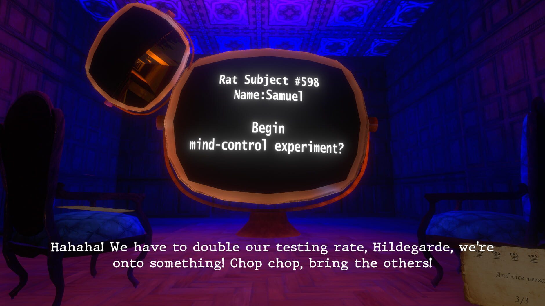 Screenshot for Mad Experiments: Escape Room