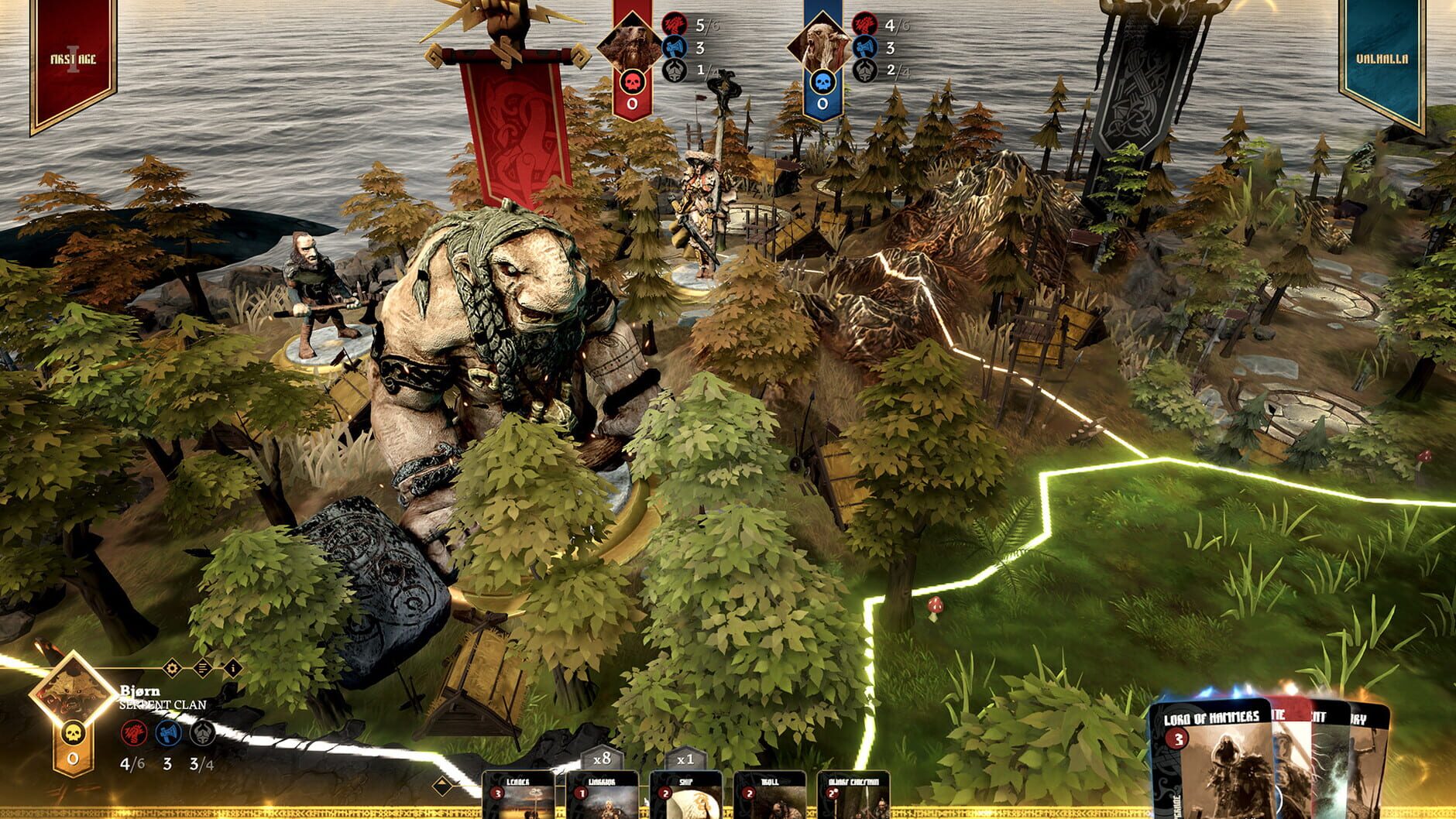 Screenshot for Blood Rage: Digital Edition