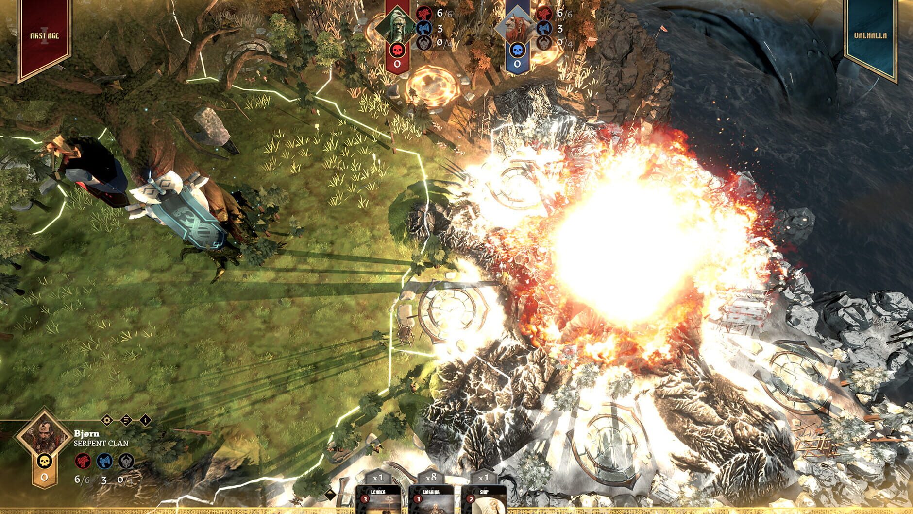 Screenshot for Blood Rage: Digital Edition