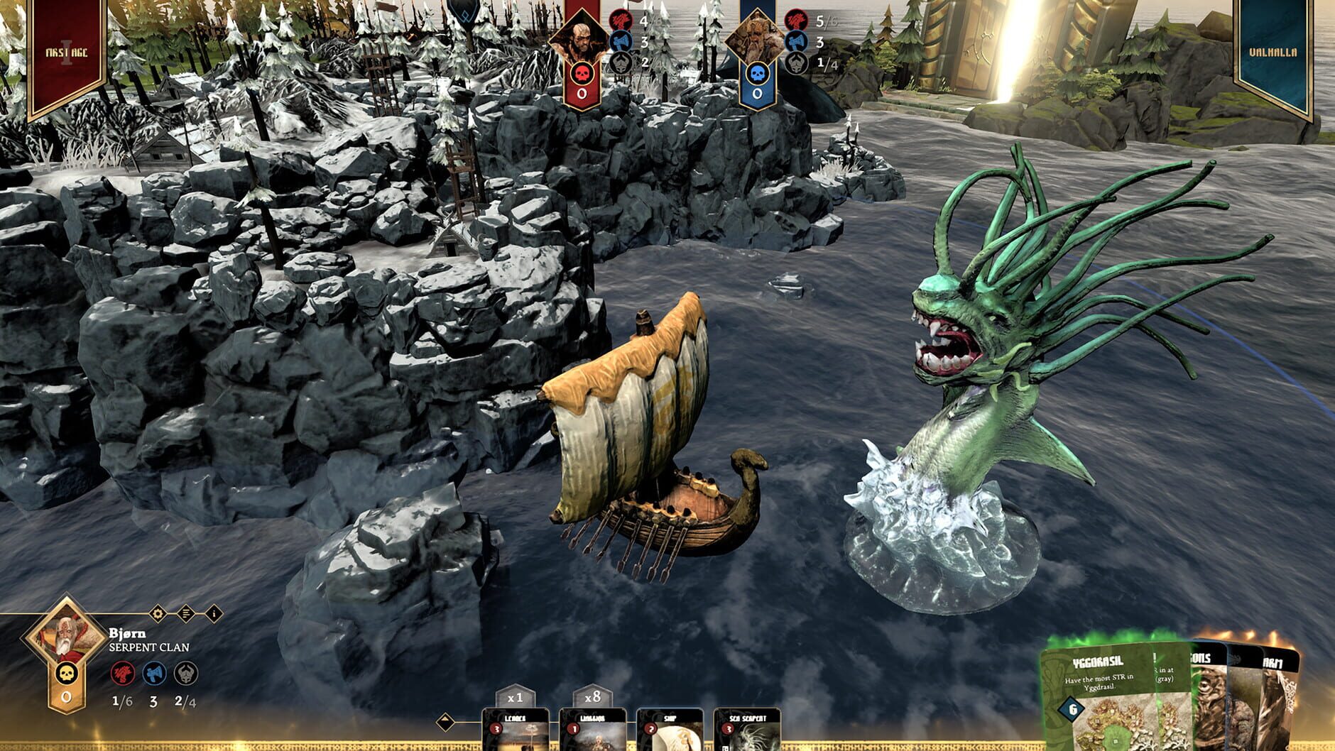 Screenshot for Blood Rage: Digital Edition