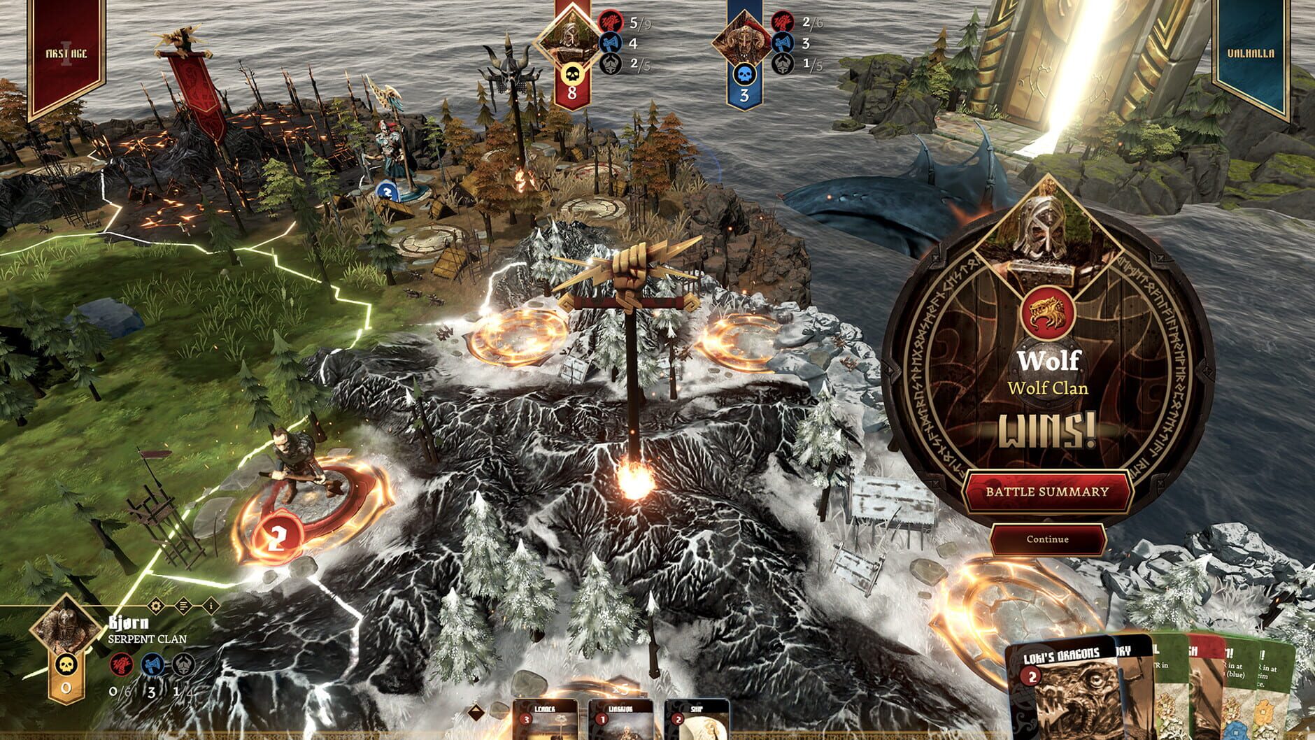 Screenshot for Blood Rage: Digital Edition