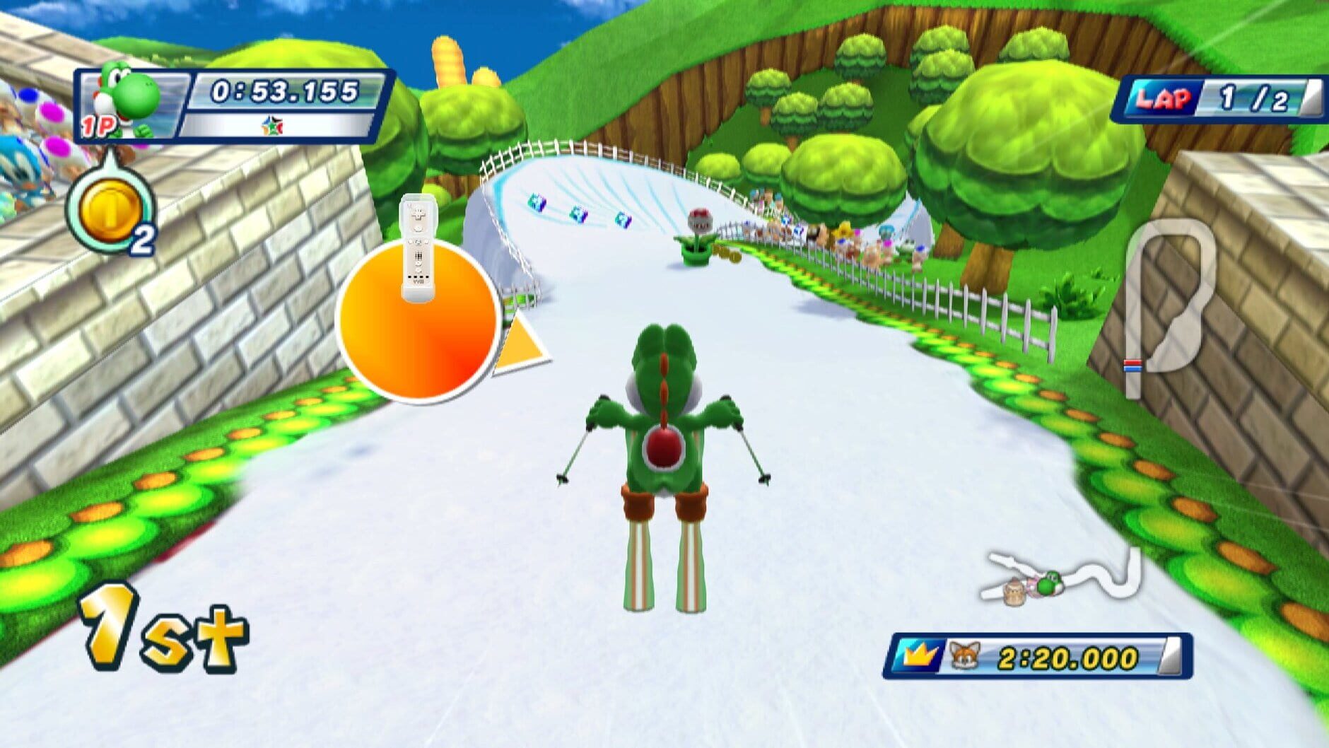 Screenshot for Mario & Sonic at the Olympic Winter Games