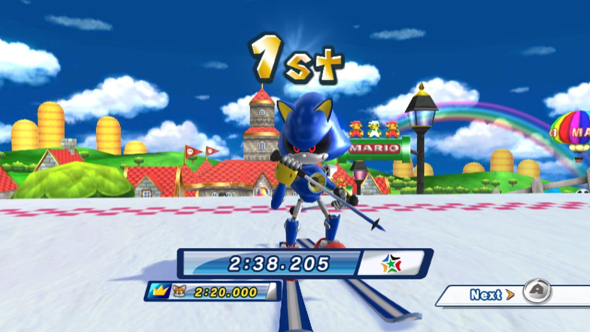 Screenshot for Mario & Sonic at the Olympic Winter Games